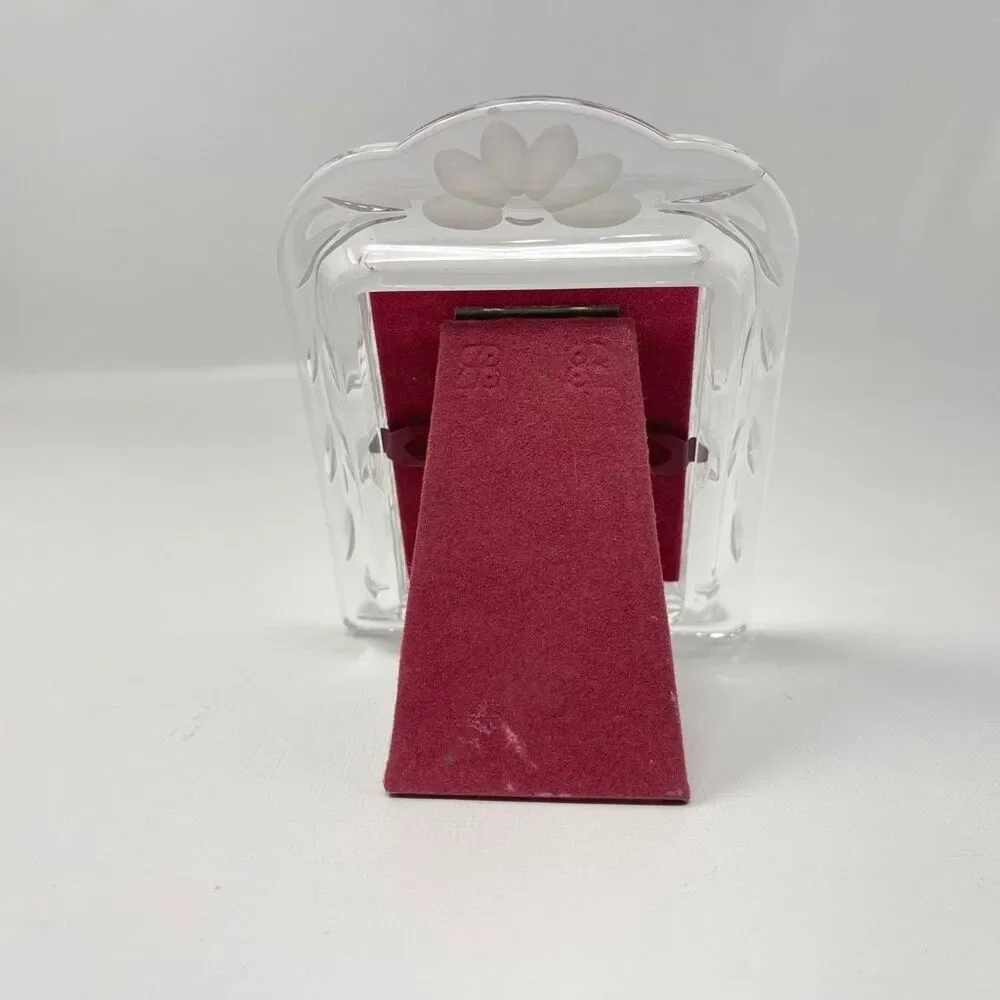 Princess House Crystal #824 Romance Lead Crystal Small Standing Picture Frame
